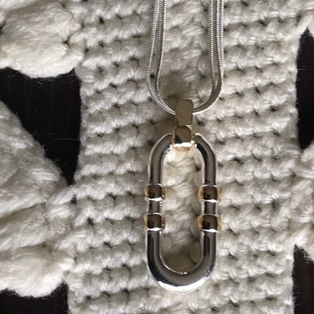 NWT Lauren Ralph Lauren Silver & Gold Necklace